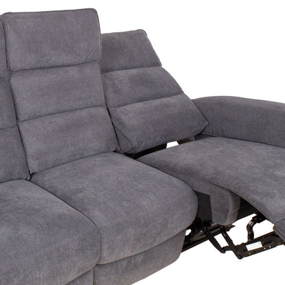 Regliner sofa BOWERS 3-seater, electric, bluish gray