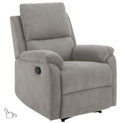 Lounge chair SABIA, light gray 