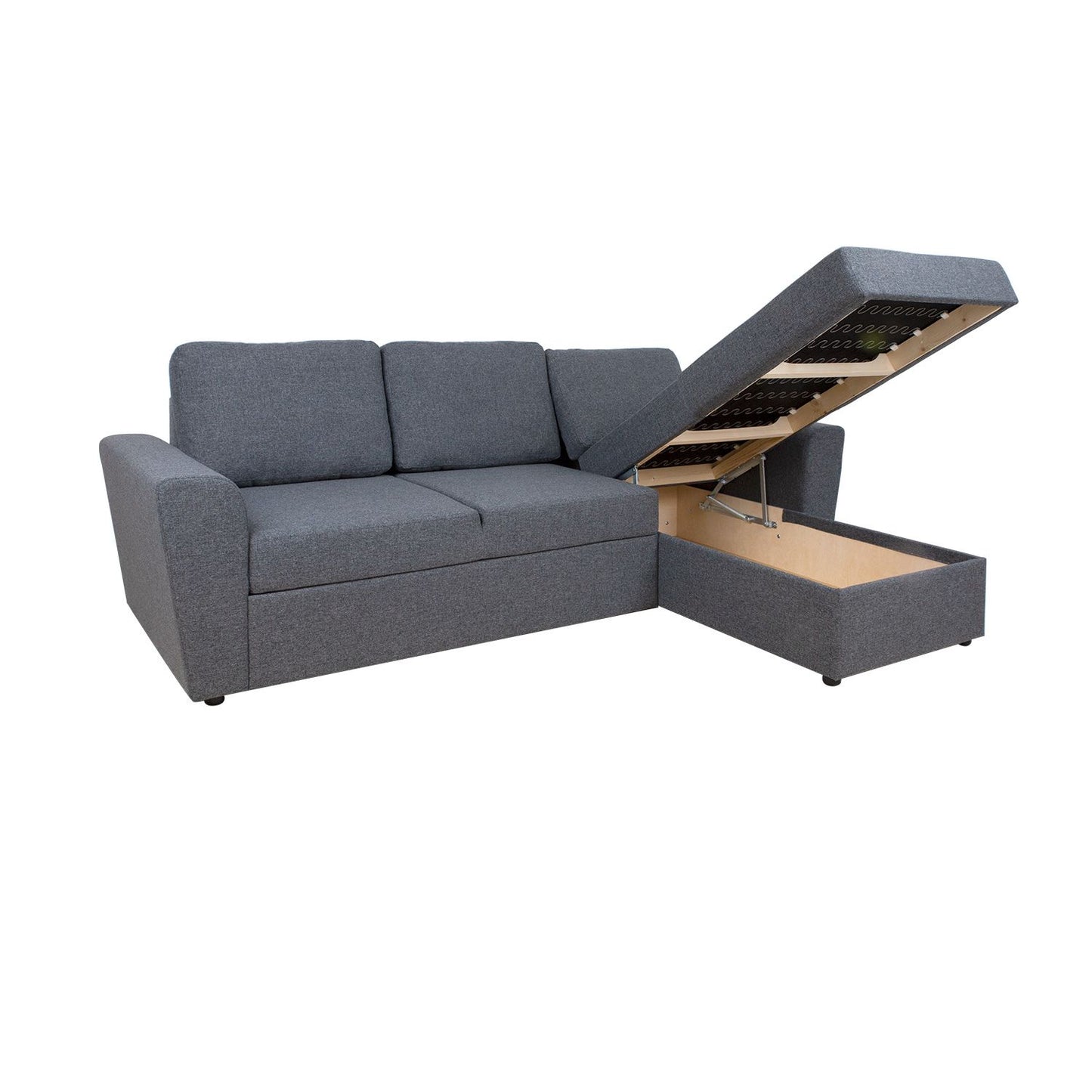 Corner pull-out sofa INGMAR gray