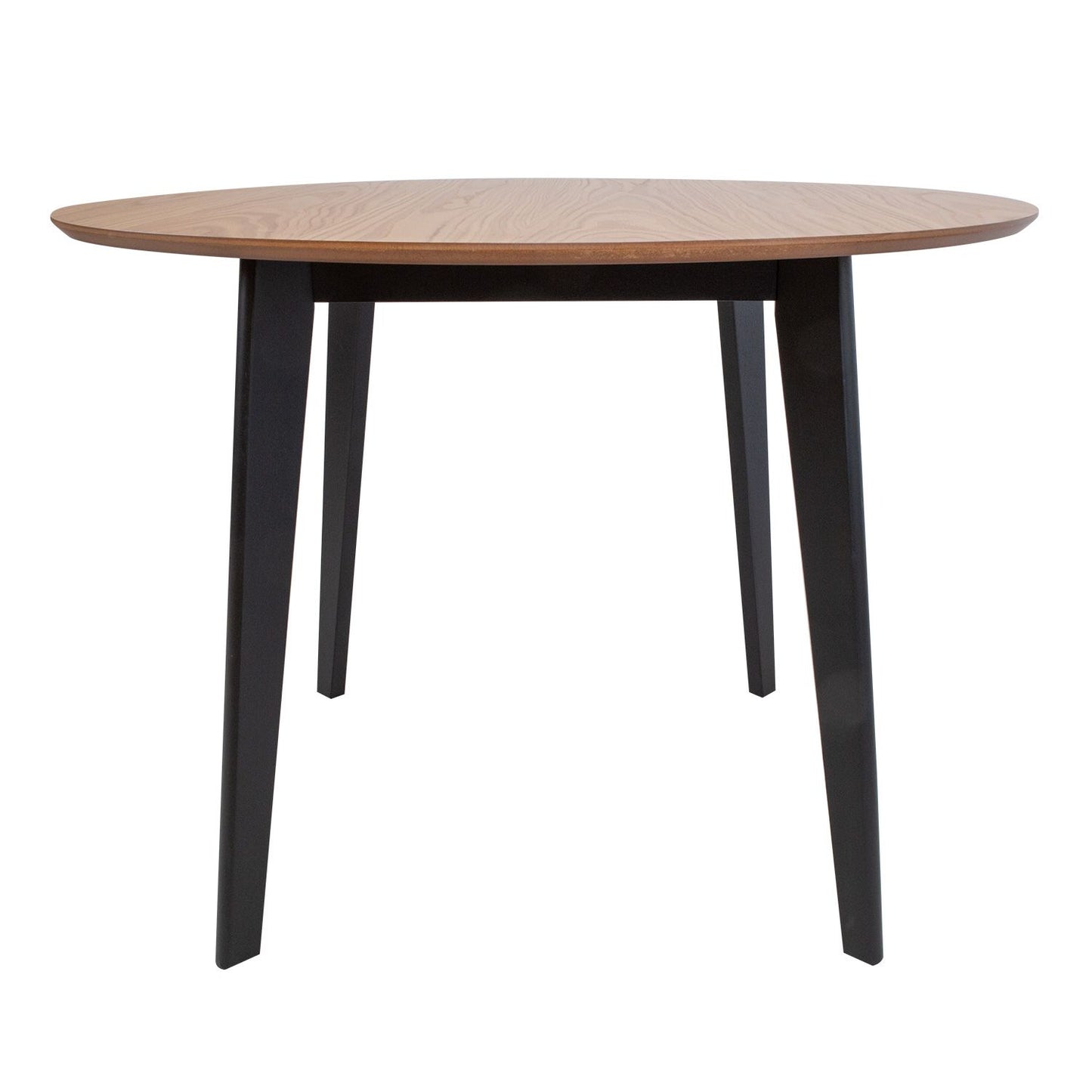 Table ROXBY D105xH76cm, oak/black