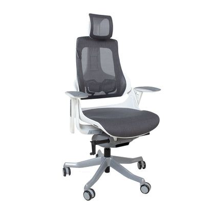 Work chair WAU - grey/white 