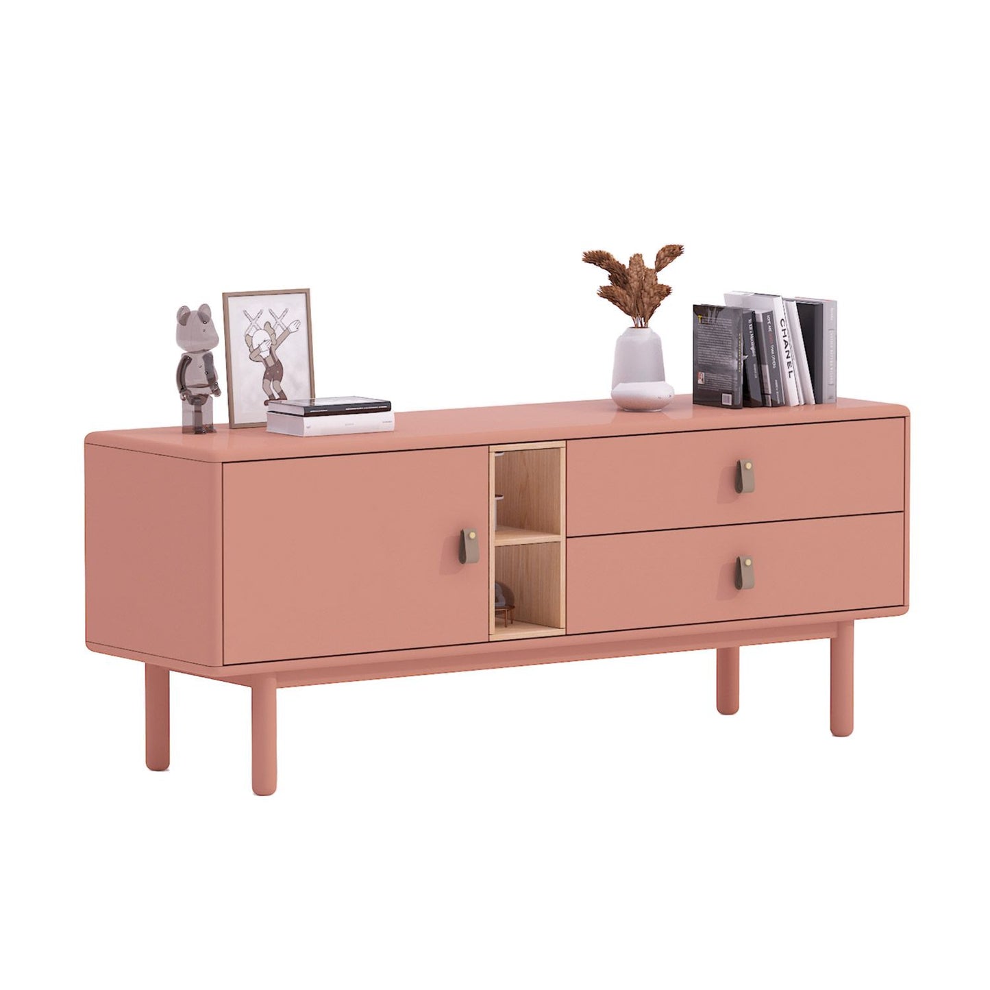 Dresser IRIS 140x40xH55cm, pink