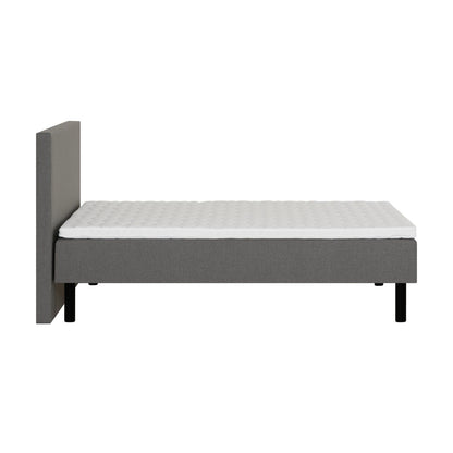 Couch LANDE 120x200cm, with headboard, gray