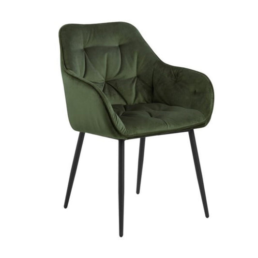 Chair BROOKE 55x58xH83cm, forest green 