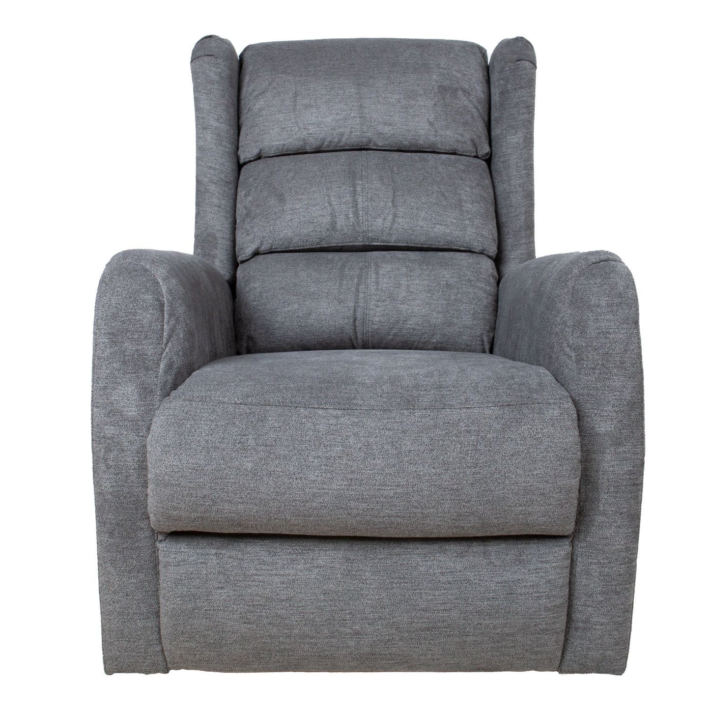 Lounge chair - recliner BARRY with lifting mechanism, gray 