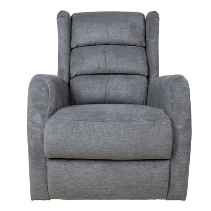 Lounge chair - recliner BARRY with lifting mechanism, gray 