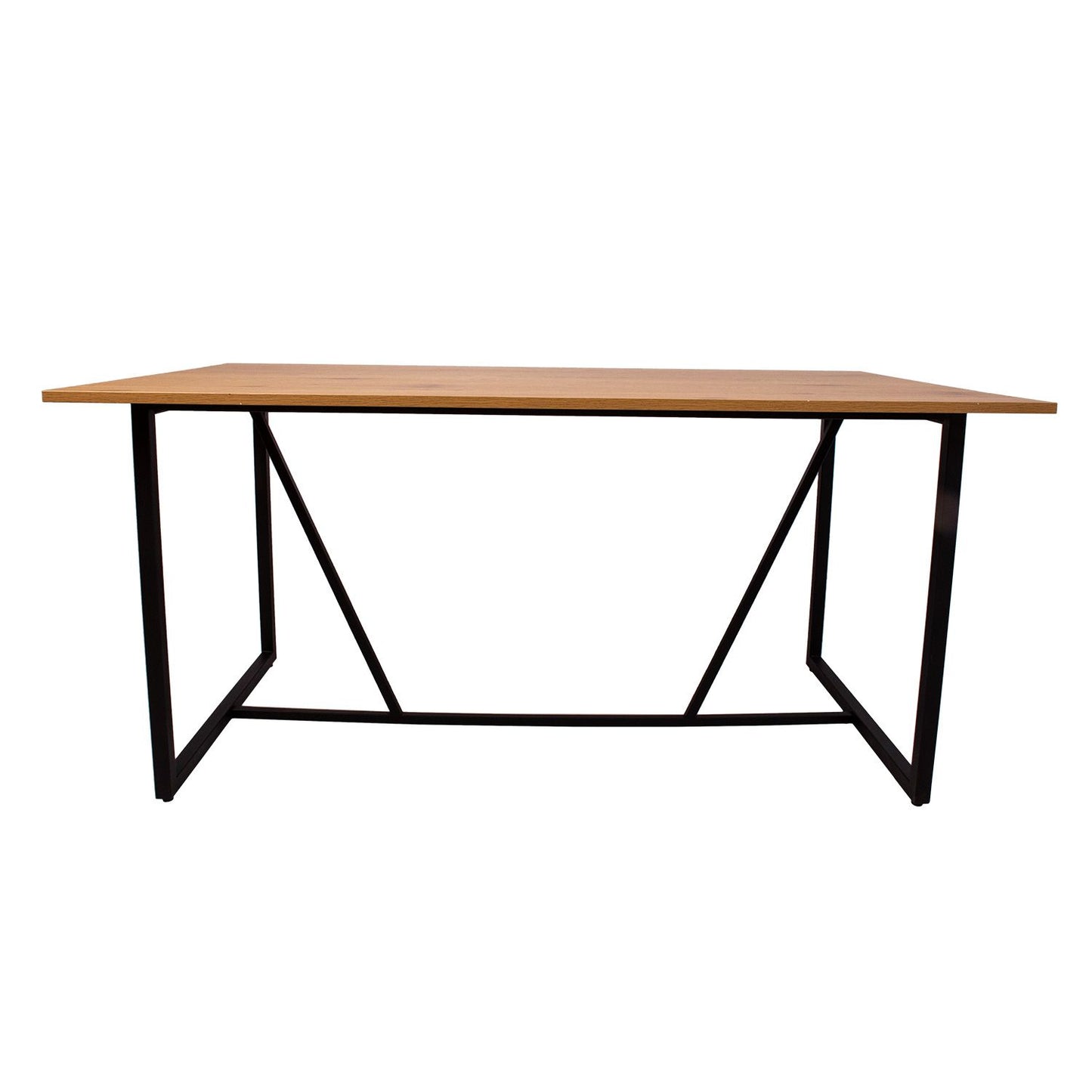 Table AMSTERDAM 160x90xH75cm, oak / black