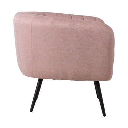 Lounge chair TUCKER 78x71xH69cm, pink 