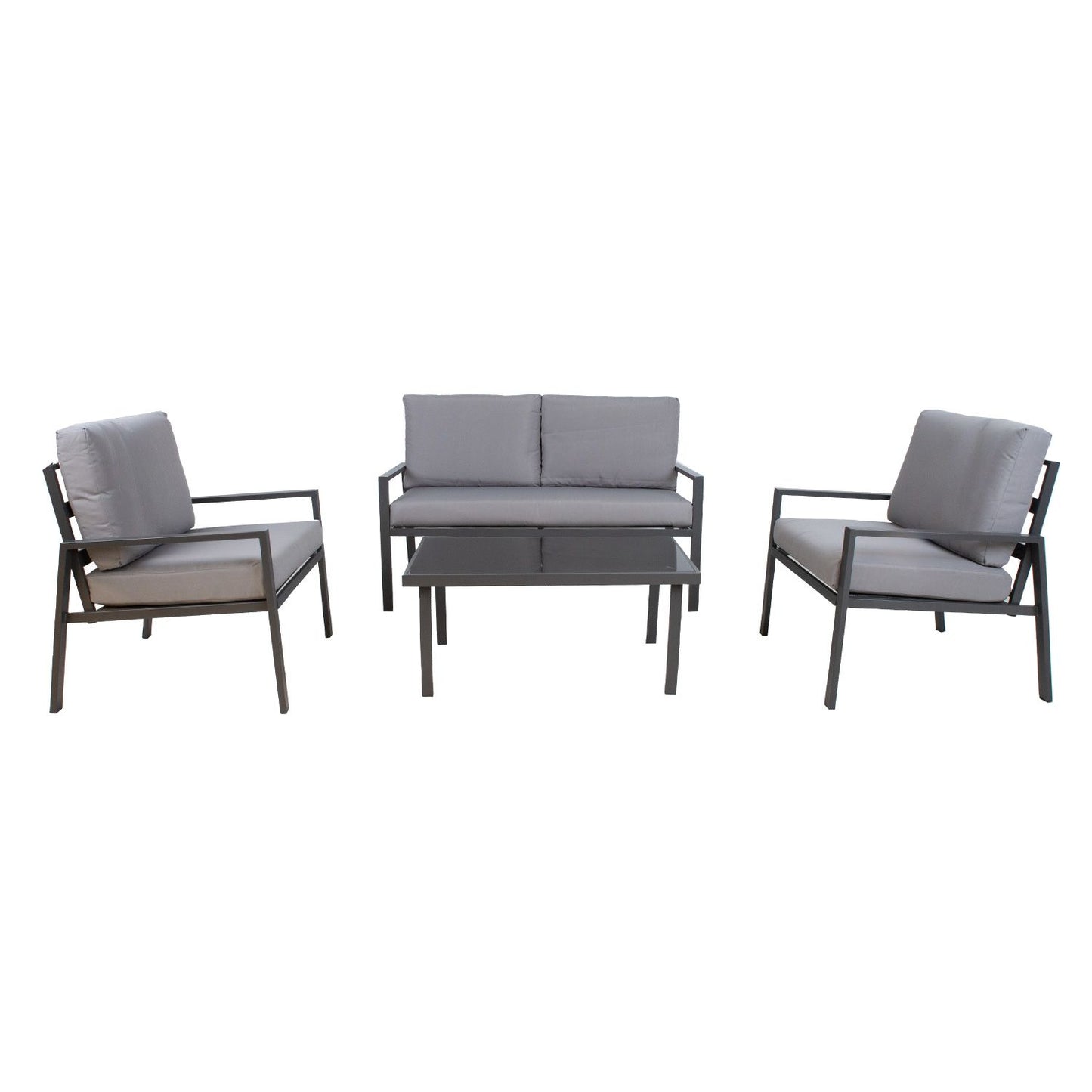 Garden furniture set TIFTON table, sofa and 2 chairs 