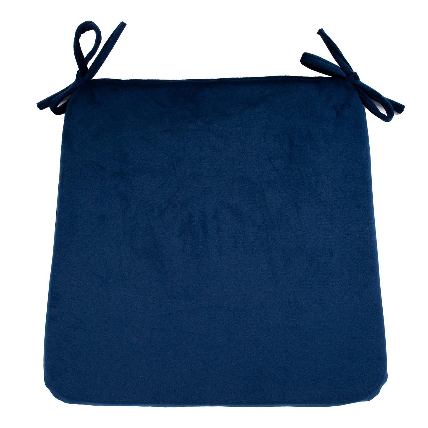 Chair cushion, VELVET 2, 39x39cm, blue