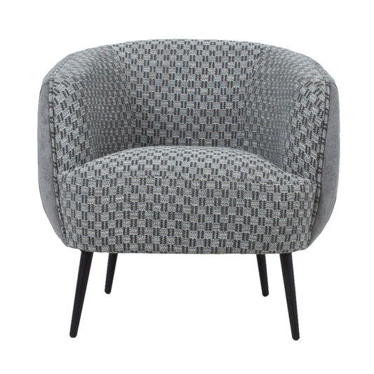 Lounge chair ACCENT 77x80xH74cm, gray 