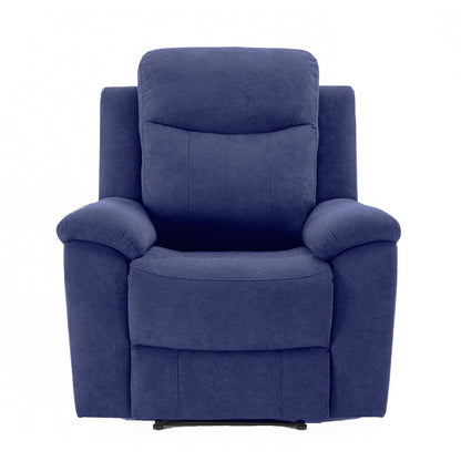 Lounge chair MILO 97x96xH103cm, with electric mechanism, blue 