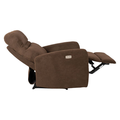 Lounge chair SAHARA with electric mechanism 79x90xH102cm, chocolate brown 