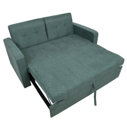 Sofa bed JORGE 2-seater, green