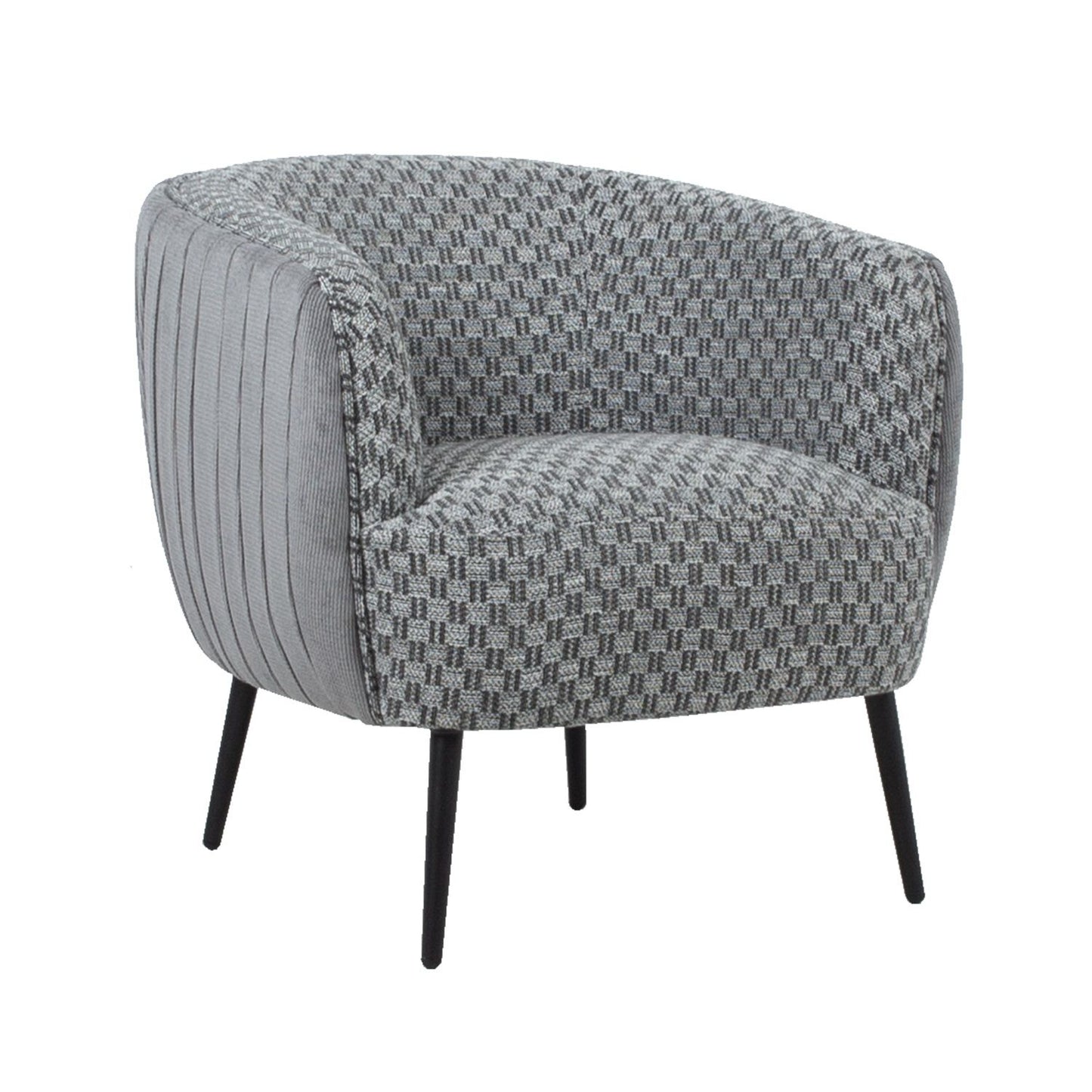 Lounge chair ACCENT 77x80xH74cm, gray 