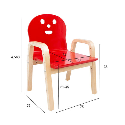 Children's chair HAPPY red 