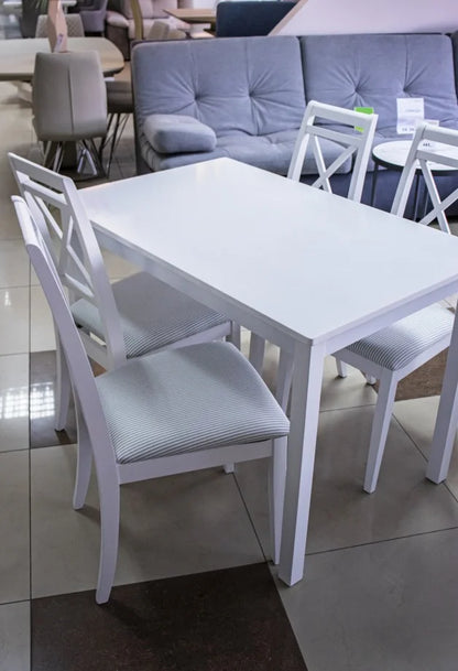 Table FIORD WHITE 110X70