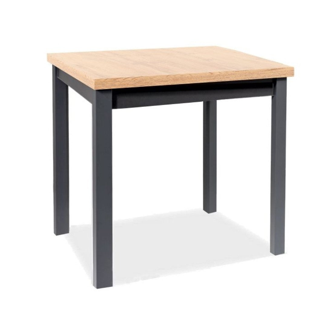 Table ADAM ARTISAN OAK COLOR / BLACK 90x65