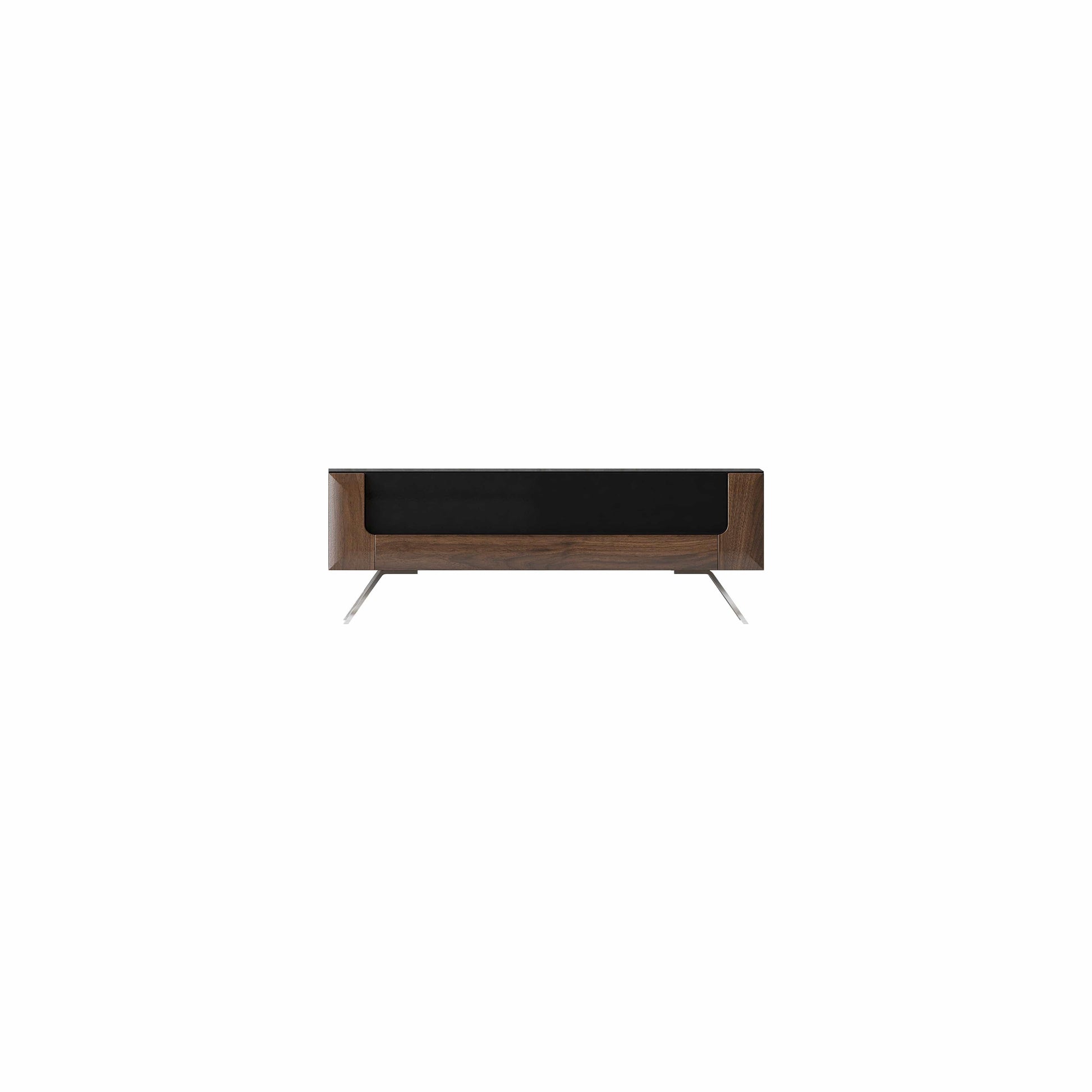 KASAI - Kafijas galds ar 1 nodalījumu - Walnut Columbia / Black Gloss - Easy Home