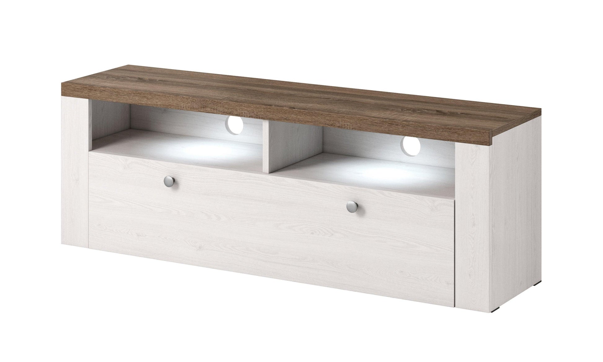 LARONA - TV galds / Oak Sibiu Larche & Oak Sonoma Truffle - Easy Home