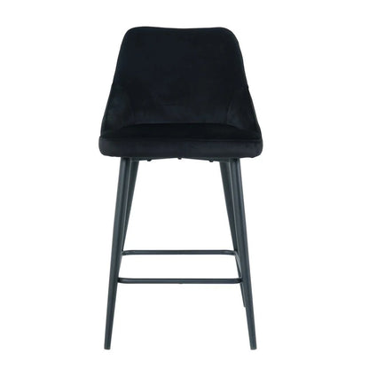 Bar stool Deka, Black Velvet 