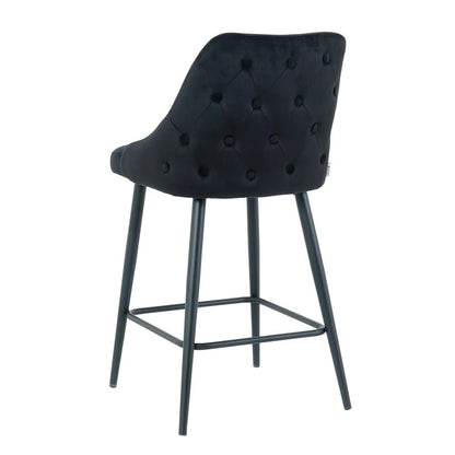 Bar stool Deka, Black Velvet 