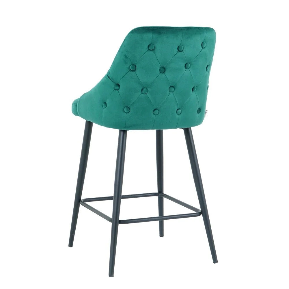 Bar stool Deka, Green Velvet.