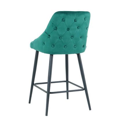 Bar stool Deka, Green Velvet.