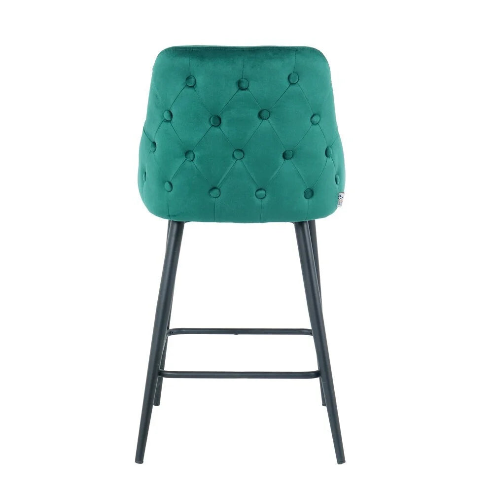 Bar stool Deka, Green Velvet.