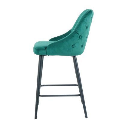 Bar stool Deka, Green Velvet.