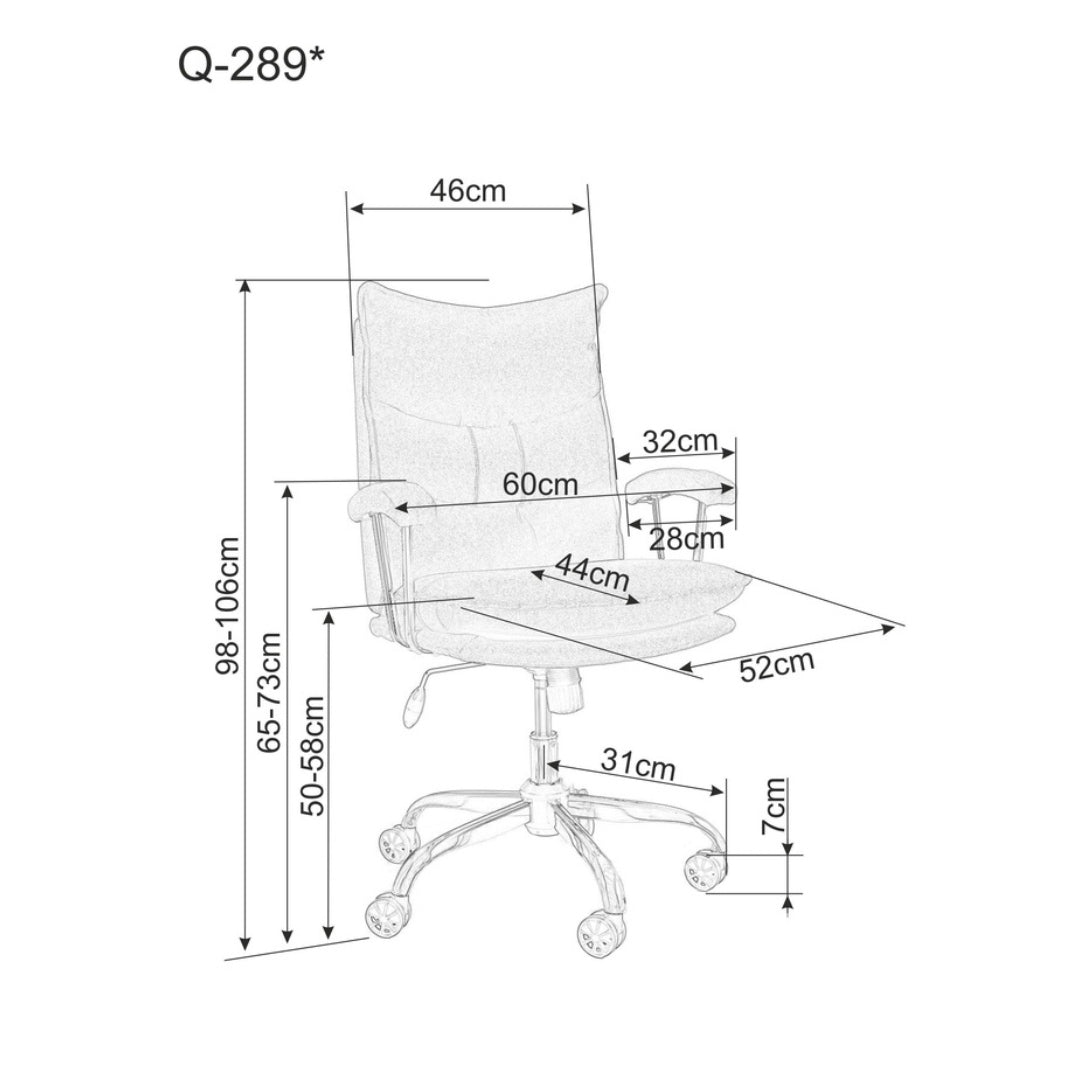 Office Chair Q-289 GRAY 