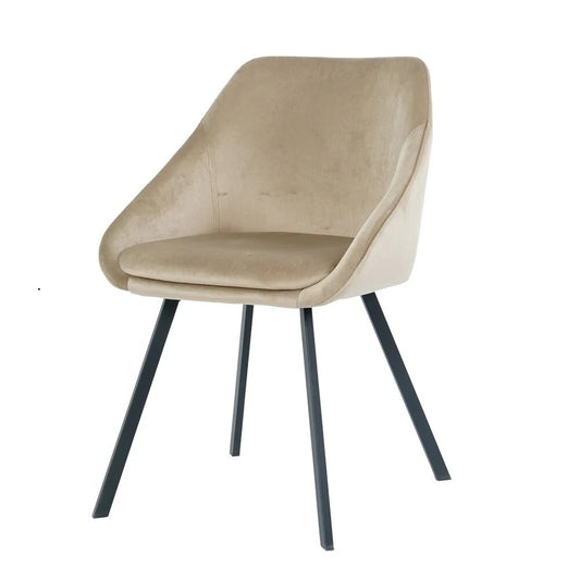 Chair Ghana, Beige Velvet 