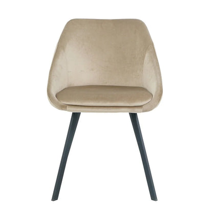 Chair Ghana, Beige Velvet 