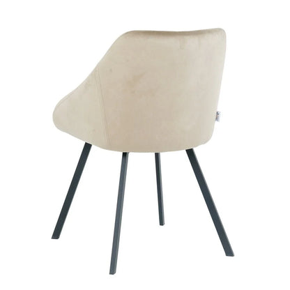 Chair Ghana, Beige Velvet 