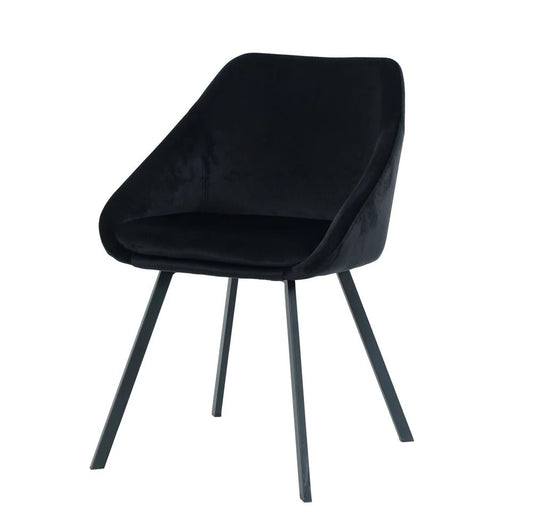 Chair Ghana, Black Velvet 