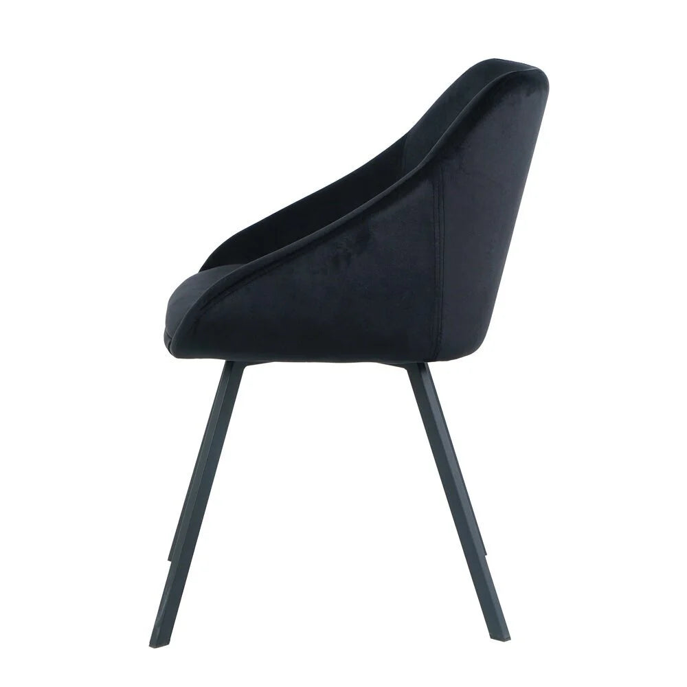 Chair Ghana, Black Velvet 