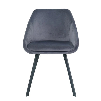 Chair Ghana, Gray Velvet 