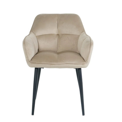 Chair Sola, Beige Velvet 