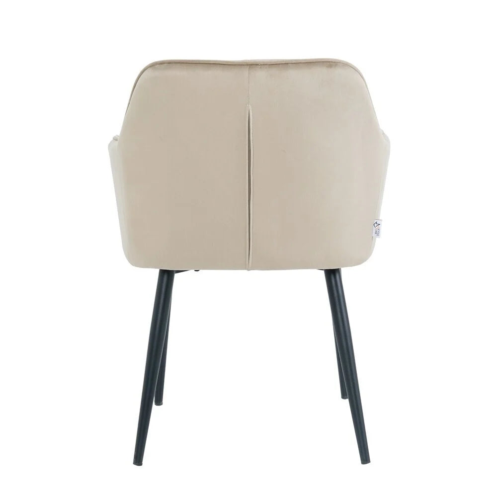 Chair Sola, Beige Velvet 