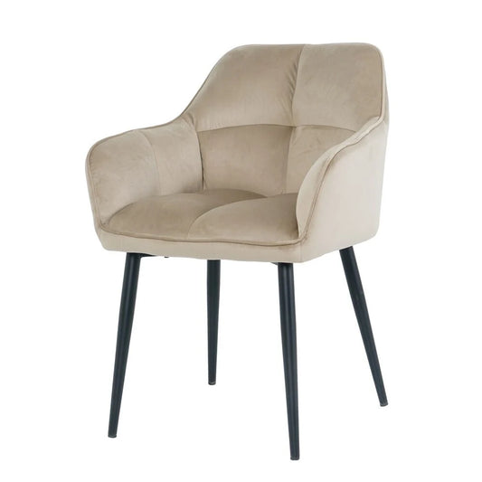 Chair Sola, Beige Velvet 