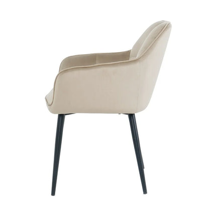 Chair Sola, Beige Velvet 