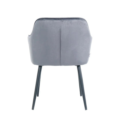 Chair Sola, Gray Velvet 