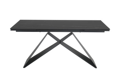 Table WESTIN CERAMIC BLACK SAHARA NOIR/BLACK MATT (160-240)X90