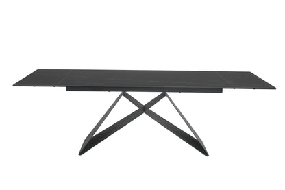 Table WESTIN CERAMIC BLACK SAHARA NOIR/BLACK MATT (160-240)X90