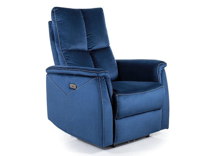 Atpūtas krēsls NEPTUN RECLINER VELVETS BLUVEL 86 - Easy Home