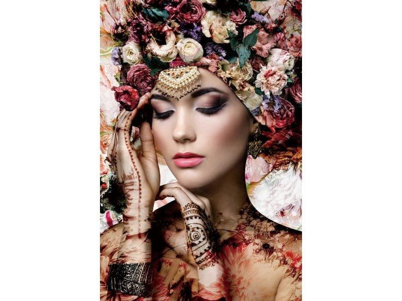 Fotoglezna FLOWER WOMAN II 80X120 - Easy Home